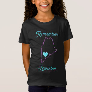 Lembre-se de Lewiston com T-Shirt de Nome Personal