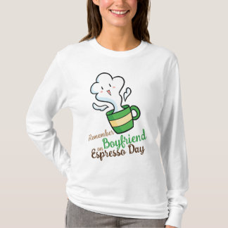 Lembre-se de mim personalizável na camiseta do dia