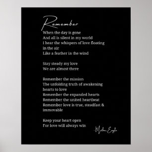 Lembre-se do poema do amor, poster