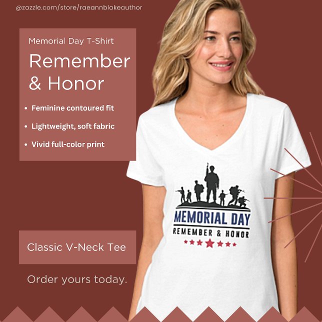 Lembre-se e honre o T-Shirt do Dia Memorial (Criador carregado)