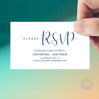 Lembrete de RSVP para Convites de Casamento, Moder