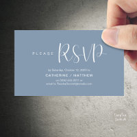 Lembrete de RSVP para Convites de Casamento, Moder
