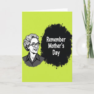 Lembrete do cartão do Dia das Mães