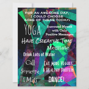 Lembretes acessíveis da Auto-Motivação por um dia