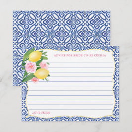 Lemões Sicilianos: Palha Rosa Para Cartão Noivo