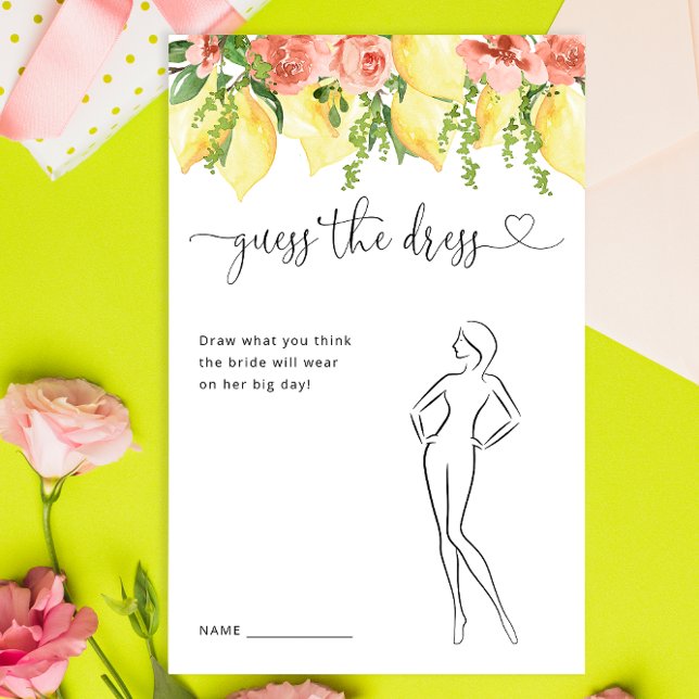 Lemon Botanic adivinha o jogo do Chá de panela de  (Criador carregado)