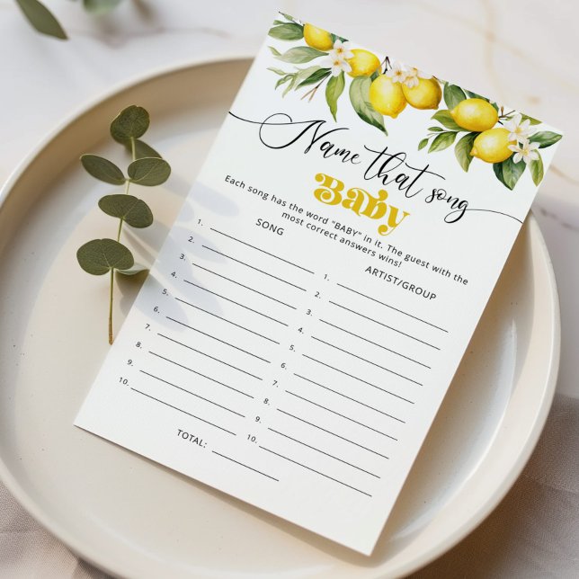 Lemon citrino Name, esse jogo de chá de fraldas (Criador carregado)