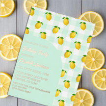 Lemon Citrus Summer Birthday