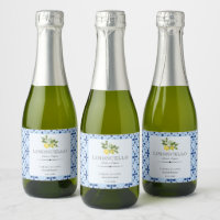 Lemon Floral Limoncello Wedle Blue Azulejo Italian