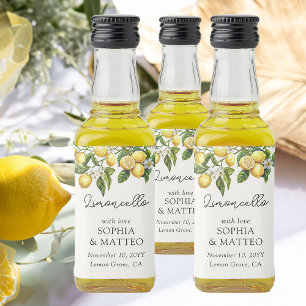 Lemon Grove - Casamento Italiano Limoncello Favor