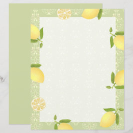 Lemon Motif Love Green