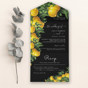Lemon Pensava Casamento Negro Em Um Único Convite