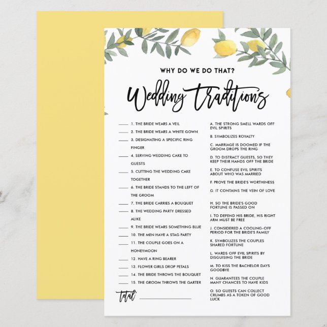 Lemon Por Que Fazemos Esse Jogo De Tradição De Cas (Frente/Verso)