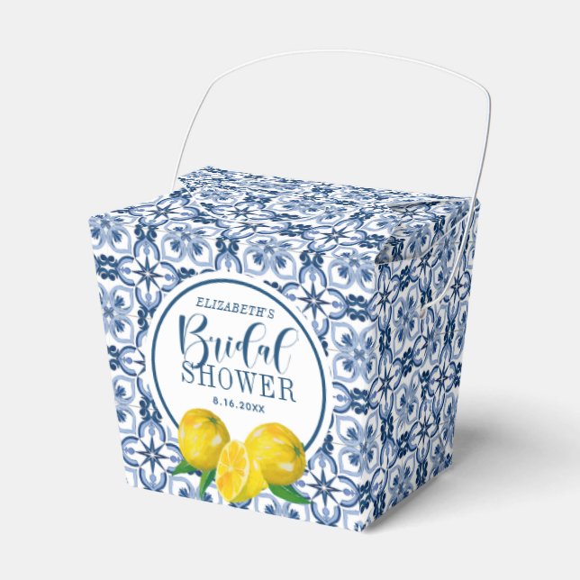 Lemon Positano - Caixa de Favoritos do Azulejo Azu (Frente)