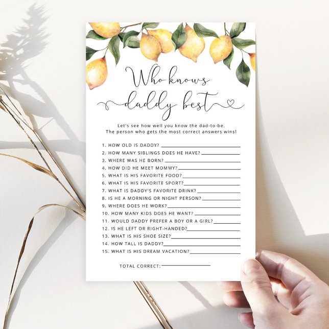 Lemon Quem sabe o melhor jogo de chá de fraldas do (Criador carregado)