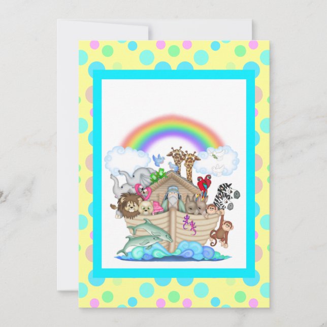 LEMON SPOT NOAHS ARK CONVITE DE FESTAS (Frente)