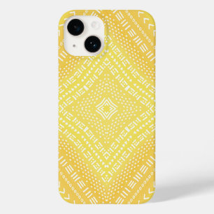 Lemon Yellow Boho Mandala Kaleidoscope