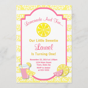 Lemonade - Aniversário do Convite à Lemonade Ros