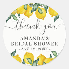 Lemons Obrigado por preferir o adesivo clássico re