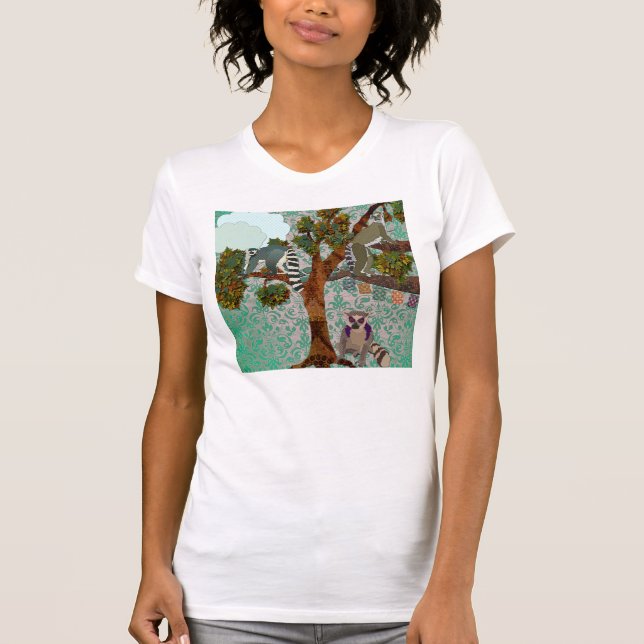 Lemurs para fora em um t-shirt do membro (Frente)