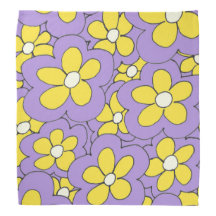 Amarelo Design púrpura da flor colorida