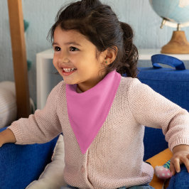 Lenço Cor Sólida Rosa Flamingo Personaliza-A