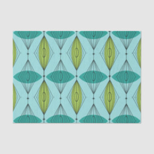 Lenço de papel atômico de Ogee & de Starbursts