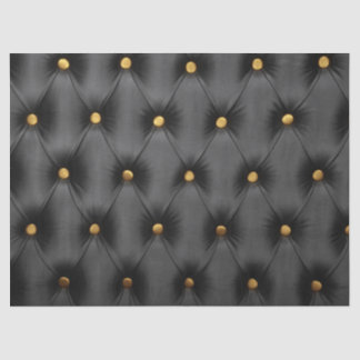 Lenço de papel com com o capitone do preto escuro