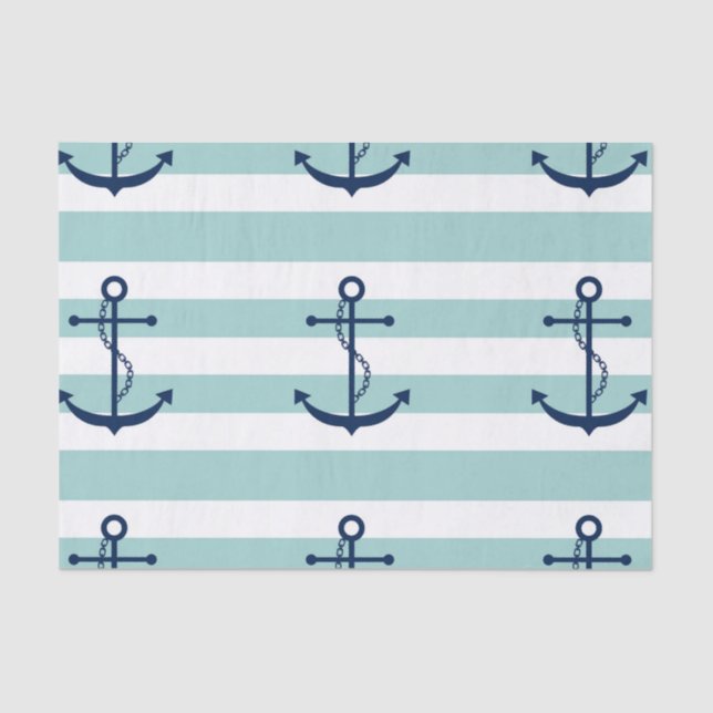 Lenço de papel da âncora 10lb, branco (Frente )