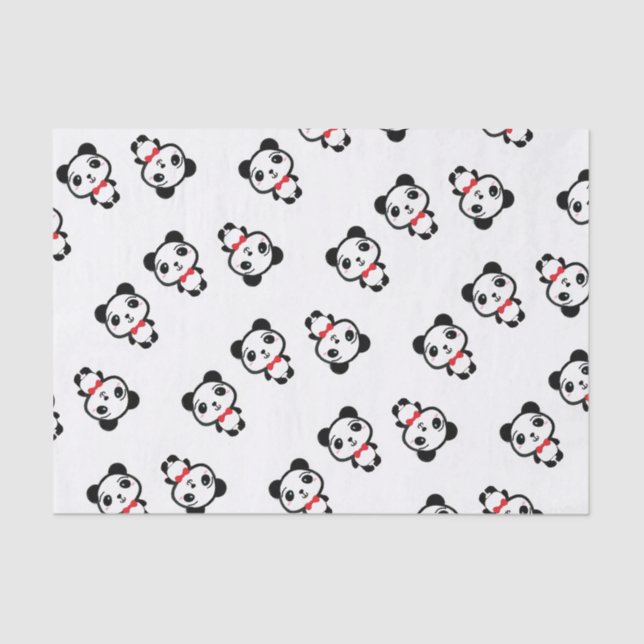 Lenço de papel da panda (Frente )