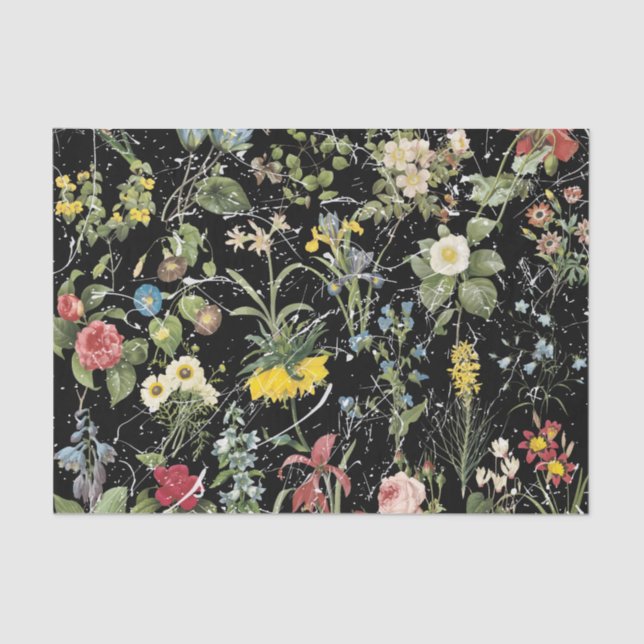 Lenço de papel de Millefleur 10lb, branco (Frente )