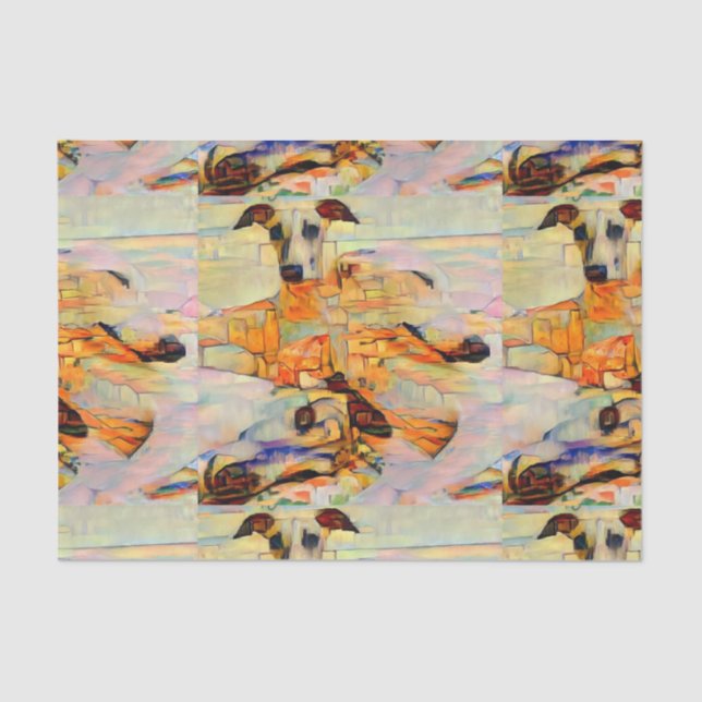 Lenço de papel de Whippet (Frente )