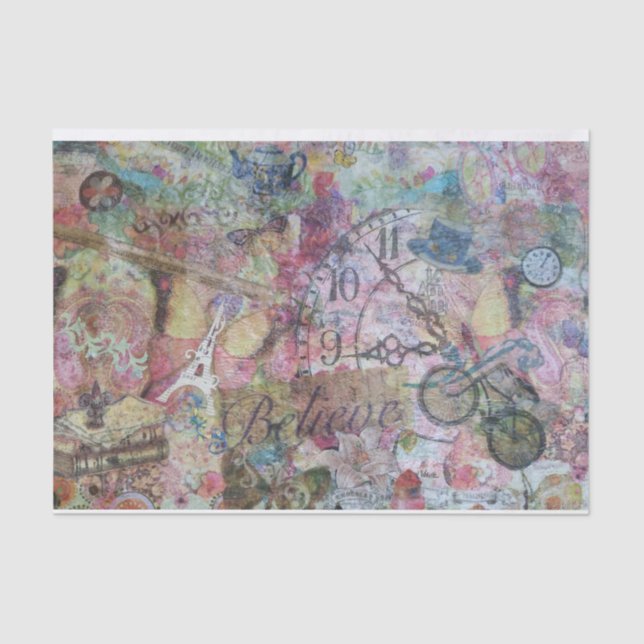 Lenço de papel decorativo (Frente )