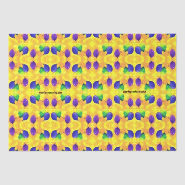 Lenço de papel do ano de pulo (Frente )