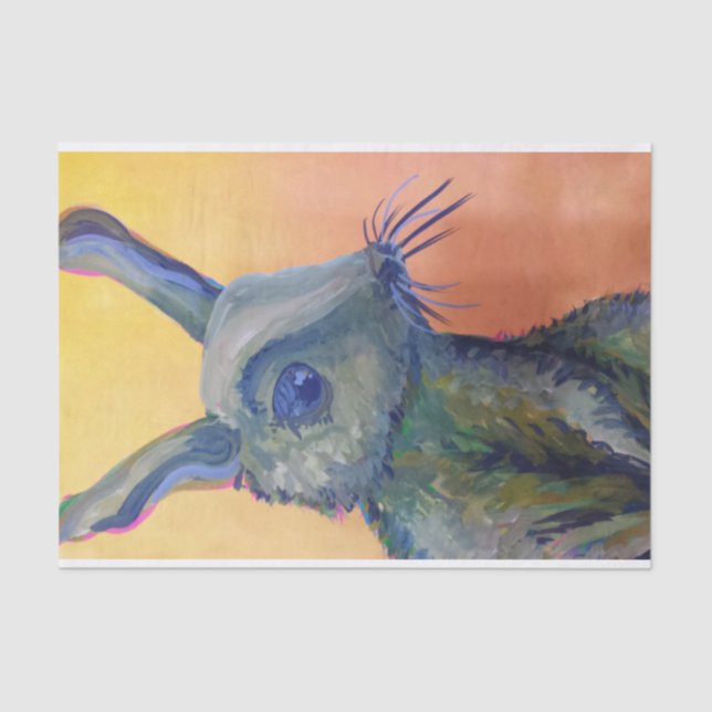 Lenço de papel do coelhinho da Páscoa (Frente )