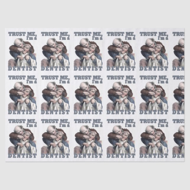 Lenço de papel do humor do DENTISTA (Frente )