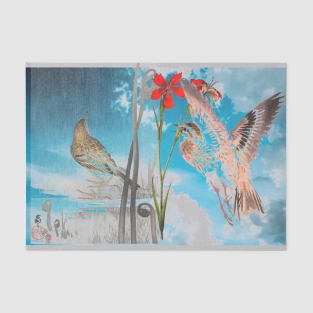 Lenço de papel do JAPONÊS do PARDAL (Frente )