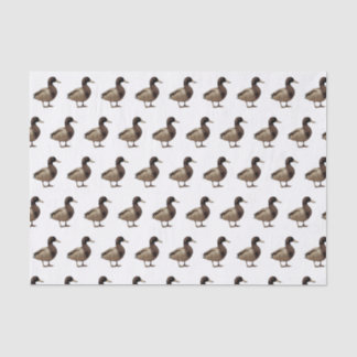 Lenço de papel do tom do Sepia do pato do pato