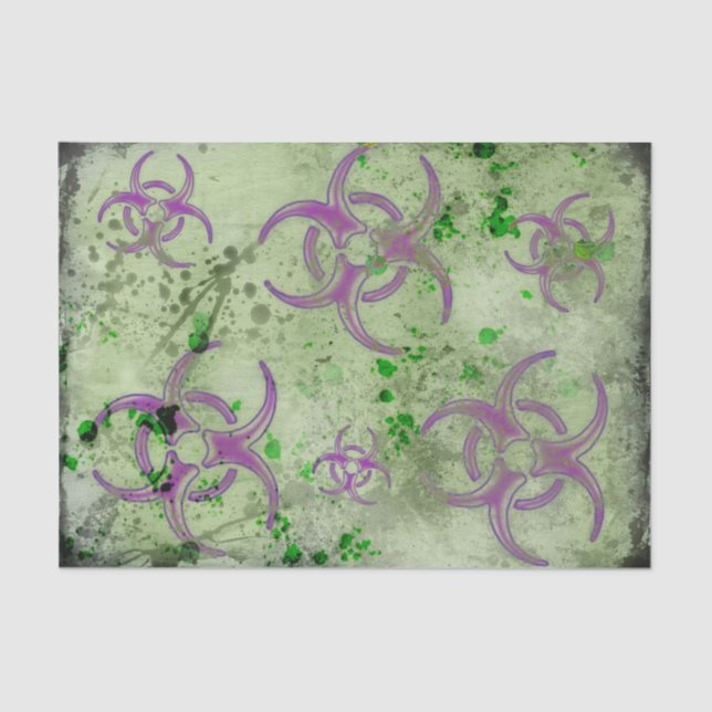 Lenço de papel dos resíduos tóxicos (Frente )