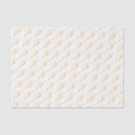 Lenço de papel Dourado do roteiro de "Leo" do