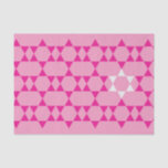 Lenço de papel judaico cor-de-rosa da estrela<br><div class="desc">Este lenço de papel adiciona um toque especial a todo o presente judaico.</div>