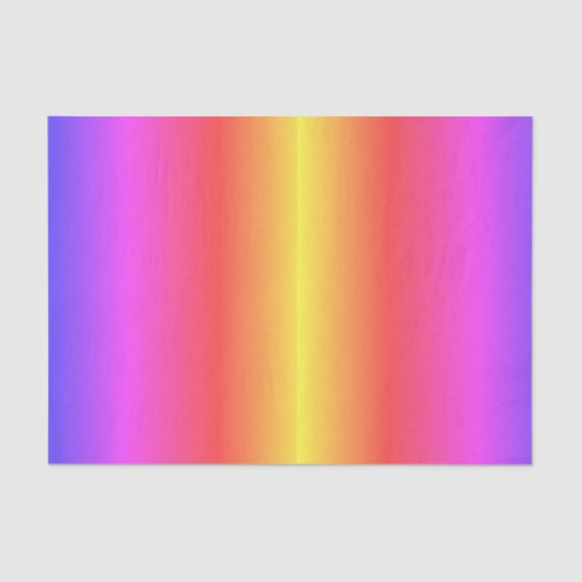 Lenço de papel Pastel do arco-íris (Frente )