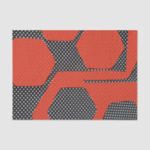 LENÇO DE PAPEL PRETO VERMELHO DO ABSTRATO DO