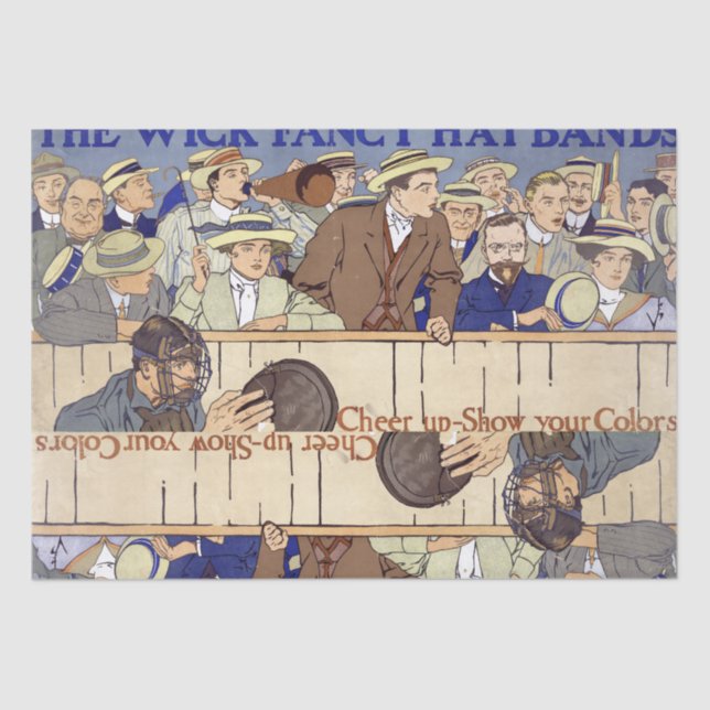 Lenço de papel referente à cultura norte-americana (Frente )