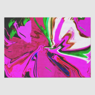 Lenço de papel roxo da arte do desenhista do lenço