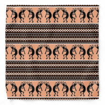 Design do Sudoeste Aztec Kokopelli Pattern Bandann