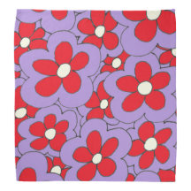 Design púrpura, vermelho-púrpura, com flores color