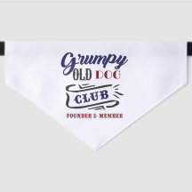 Lenço do Clube do Cão Mal-Humorado Fundador