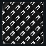 Lenço Janela Black Cat Clique para Personalizar um decor<br><div class="desc">Para Cat Lovers, uma cena de gato preto de janela onde você também pode aplicar sua própria escolha de decoração de cores se você quiser como uma opção. Altere facilmente a cor de fundo deste design de gato do branco predefinido para qualquer cor de sua escolha em uma etapa. Basta...</div>