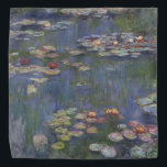 Lenço Lírios d'água de Claude Monet<br><div class="desc">Claude Monet - Lírios De Água. Linda pintura floral em lindas cores,  de Claude Monet. Presentes,  impressões,  capas de telefone e muitas outras ofertas de excelente de alta qualidade.</div>